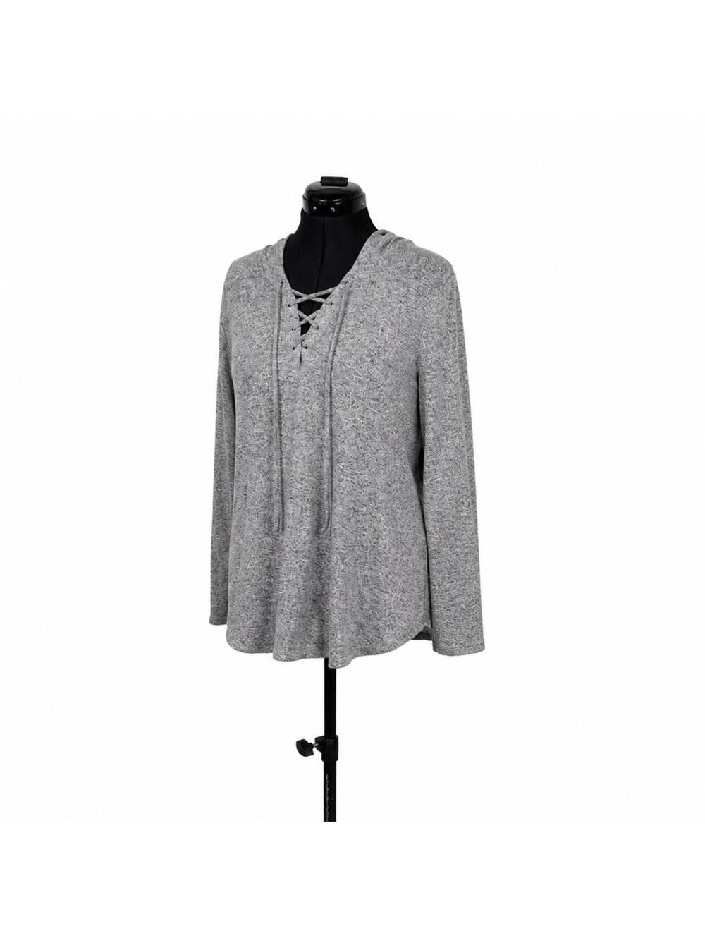 Aerie Just Add Leggings Light Gray Lightweight Hoodie (XXL)